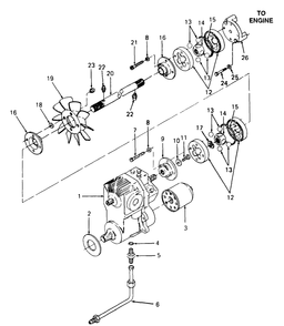 Drive Line Diagram and Parts List for 2284 864501-899000-145734100-146734100-14A734100 Cub Cadet Lawn Tractor